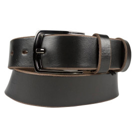 Кожаный ремень Renaro black (арт. 9009-05)